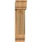 Ekena Millwork Traditional Traditional Rough Sawn Bracket w/ Offset Brace, Western Red Cedar, 8"W x 32"D x 32"H BKT0806X32X32TRA01RWR - alternate 3